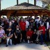 All the veterans who attended on Thursday were asked to pose for a group photo.